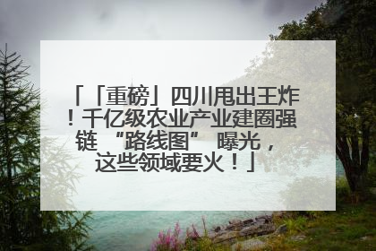 「重磅」四川甩出王炸！千亿级农业产业建圈强链 “路线图” 曝光，这些领域要火！