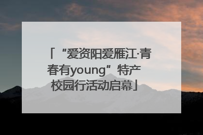 “爱资阳爱雁江·青春有young”特产校园行活动启幕