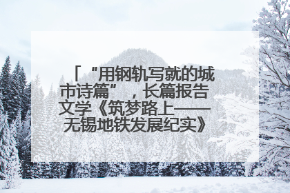 “用钢轨写就的城市诗篇”，长篇报告文学《筑梦路上——无锡地铁发展纪实》研讨会在南京举行