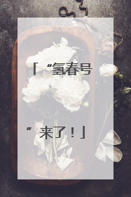 “氢春号”来了！
