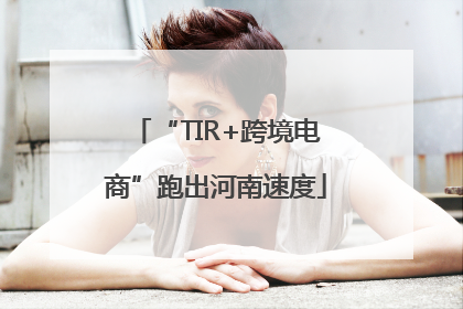 “TIR+跨境电商”跑出河南速度