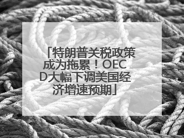 特朗普关税政策成为拖累！OECD大幅下调美国经济增速预期