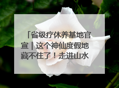 省级疗休养基地官宣｜这个神仙度假地藏不住了！走进山水秘境 开启一场野奢度假之旅！