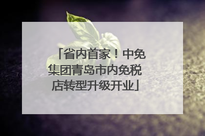 省内首家！中免集团青岛市内免税店转型升级开业