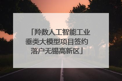 羚数人工智能工业垂类大模型项目签约落户无锡高新区