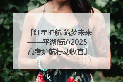 红星护航 筑梦未来——平湖街道2025高考护航行动收官