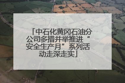 中石化黄冈石油分公司多措并举推进“安全生产月”系列活动走深走实