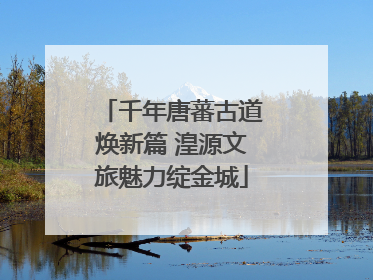 千年唐蕃古道焕新篇 湟源文旅魅力绽金城