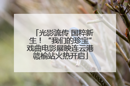 光影流传 国粹新生！“我们的珍宝”戏曲电影展映连云港赣榆站火热开启