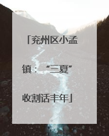 兖州区小孟镇：“三夏”收割话丰年
