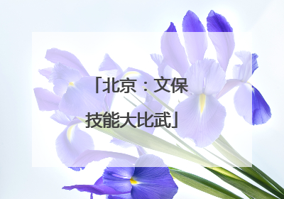 北京：文保技能大比武