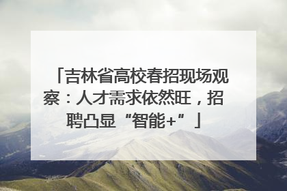 吉林省高校春招现场观察：人才需求依然旺，招聘凸显“智能+”