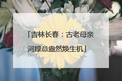 吉林长春：古老母亲河绿意盎然焕生机