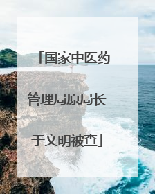 国家中医药管理局原局长于文明被查