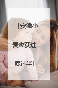 安徽小麦收获进度过半