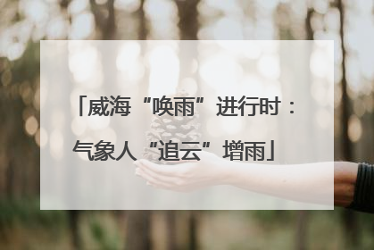 威海“唤雨”进行时：气象人“追云”增雨