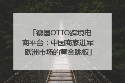 德国OTTO跨境电商平台：中国商家进军欧洲市场的黄金跳板