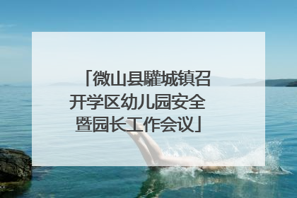 微山县驩城镇召开学区幼儿园安全暨园长工作会议