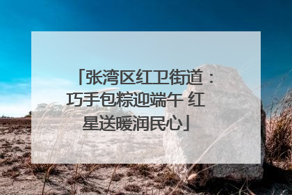张湾区红卫街道：巧手包粽迎端午 红星送暖润民心