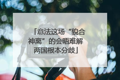 意法这场“貌合神离”的会晤难解两国根本分歧