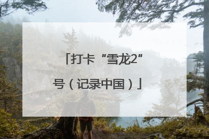 打卡“雪龙2”号（记录中国）