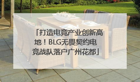 打造电竞产业创新高地！BLG无畏契约电竞战队落户广州花都