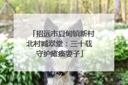 招远市夏甸镇新村北村臧翠堂：三十载守护瘫痪妻子