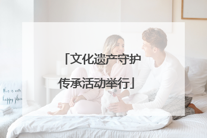 文化遗产守护传承活动举行
