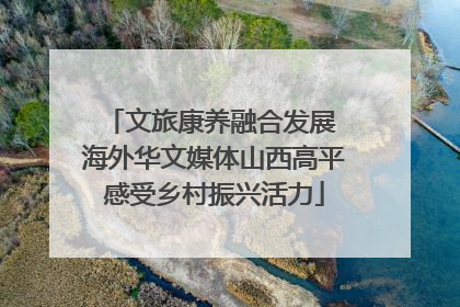 文旅康养融合发展 海外华文媒体山西高平感受乡村振兴活力