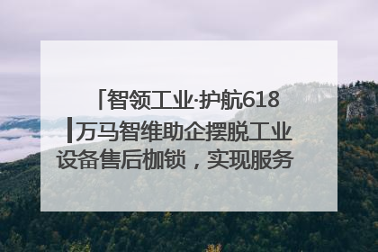 智领工业·护航618┃万马智维助企摆脱工业设备售后枷锁，实现服务与效能价值共振！