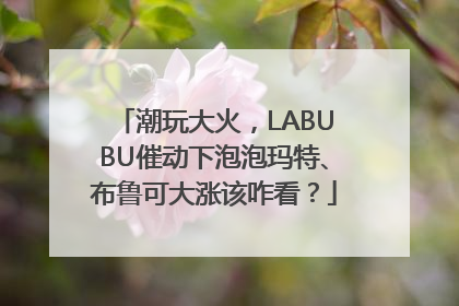 潮玩大火，LABUBU催动下泡泡玛特、布鲁可大涨该咋看？