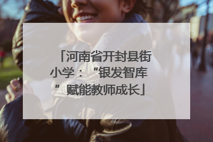 河南省开封县街小学：“银发智库”赋能教师成长