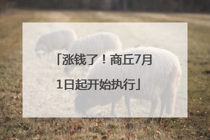 涨钱了！商丘7月1日起开始执行