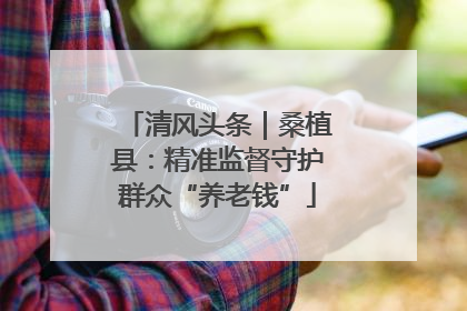 清风头条｜桑植县：精准监督守护群众“养老钱”