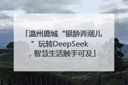 温州鹿城“银龄弄潮儿”玩转DeepSeek，智慧生活触手可及