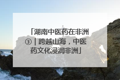 湖南中医药在非洲③｜跨越山海，中医药文化浸润非洲