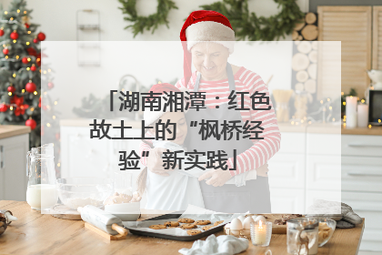 湖南湘潭：红色故土上的“枫桥经验”新实践