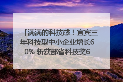 满满的科技感！宜宾三年科技型中小企业增长60% 斩获部省科技奖6项｜您牵挂的四川