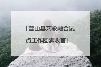 营山县艺教融合试点工作圆满收官