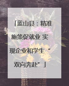 蓝山县：精准施策促就业 实现企业和学生“双向奔赴”