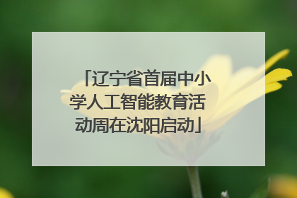 辽宁省首届中小学人工智能教育活动周在沈阳启动