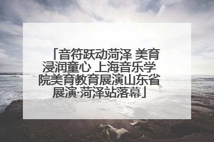 音符跃动菏泽 美育浸润童心 上海音乐学院美育教育展演山东省展演·菏泽站落幕