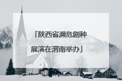 陕西省濒危剧种展演在渭南举办