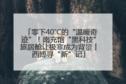 零下40℃的“温暖奇迹”！南充馆“黑科技”旅居舱让极寒成为背景丨西博寻“新”记