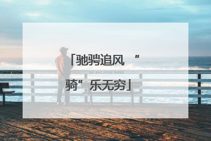 驰骋追风 “骑”乐无穷