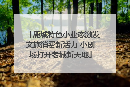 鹿城特色小业态激发文旅消费新活力 小剧场打开老城新天地