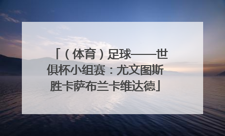 （体育）足球——世俱杯小组赛：尤文图斯胜卡萨布兰卡维达德