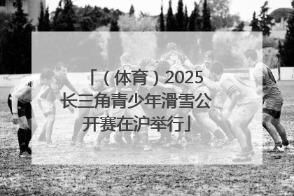 （体育）2025长三角青少年滑雪公开赛在沪举行