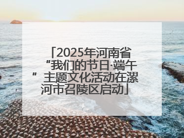 2025年河南省“我们的节日·端午”主题文化活动在漯河市召陵区启动