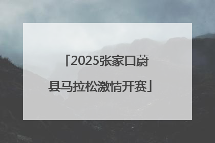 2025张家口蔚县马拉松激情开赛